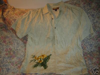 Mens Havana Jack’s Jacks Cafe Hawaiian Style Shirt L
