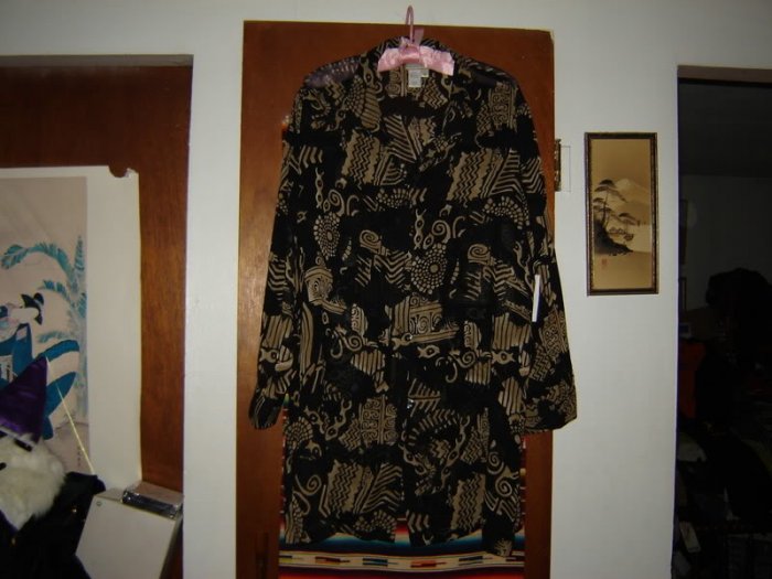 Womens Coldwater Creek Long Sheer Shirt Overblouse 1X