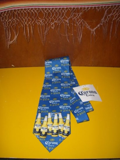 Mens Corona Beer Tie Necktie