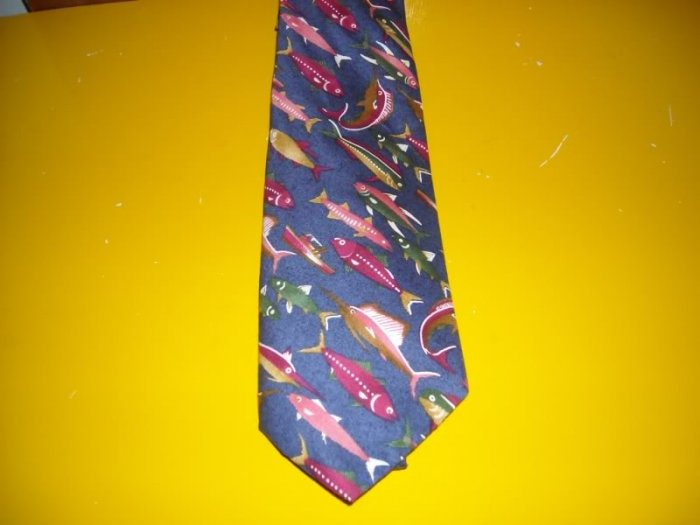 Mens Kahala Hawaiian Islands Swordfish Tie Necktie