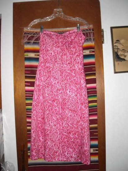 Milly of New York Pink Strapless Sundress 2 Necktie