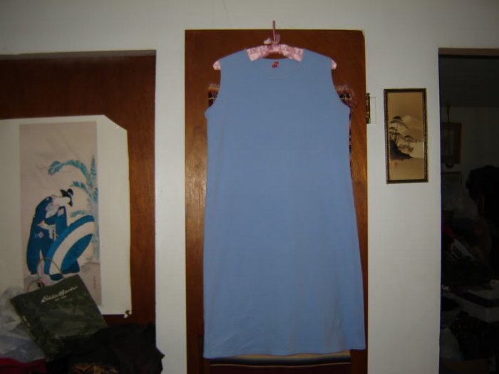 Womens Hanna Andersson Lets Go Tank Dress Capri Blue M