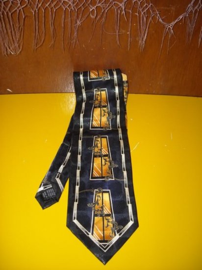 Mens Franco Di Napoli Silk Tie Necktie