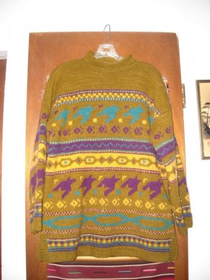 Womens Angelheart Designs Wool Sweater L
