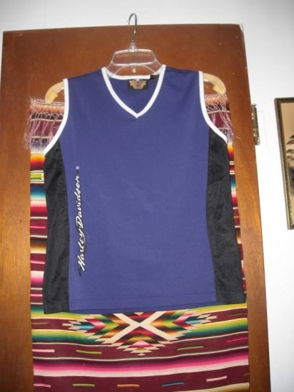 Womens Harley Davidson Sleeveless Top M Mesh Sides