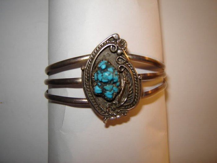 Vintage Seafoam Turquoise Bracelet