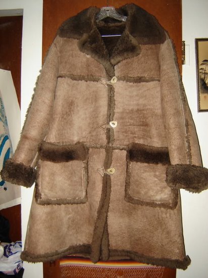 Womens Overland Sheepskin Company Shearling Coat S