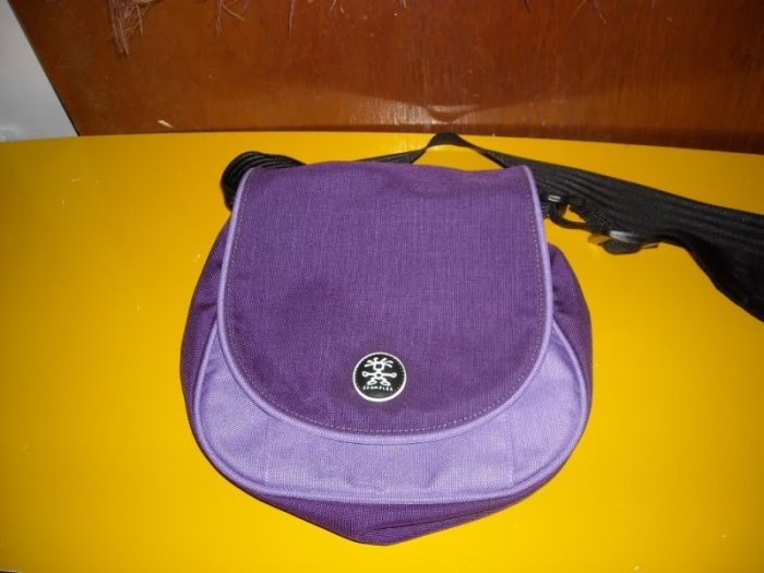 Crumpler Purple Aggott Bag Cross Body