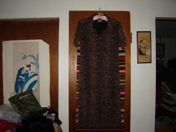 Rabbit Rabbit Rabbit Designs Slinky Snakeskin Dress S