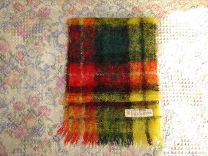 Womens Vintage Kinloch Anderson Mohair Winter Scarf