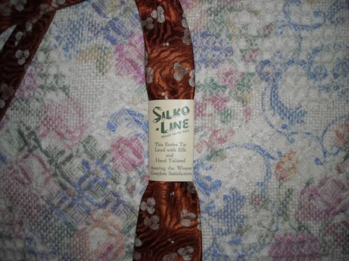 Mens Vintage Silko Necktie Tie