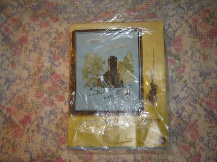 Church in the Wildwood Vale Nashua Iowa Crewel Kit