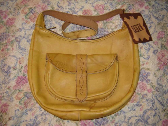 Vintage Frye Brand Leather Shoulder Bag Purse