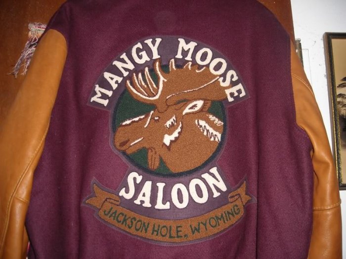 Mens Mangy Moose Saloon Wyoming Jacket M Wool Leather
