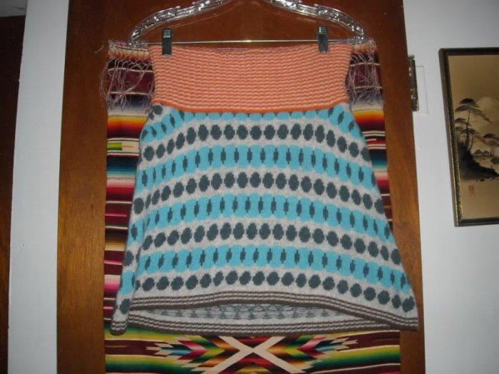 Womens Orla Kiely Knit Skirt 2 UK 10 US 6