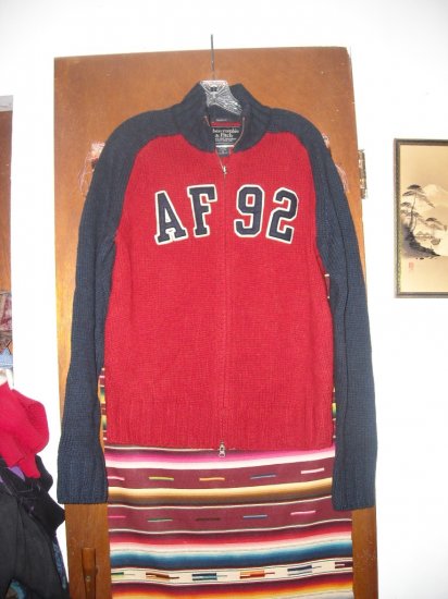 Mens Abercrombie & Fitch Sweater Jacket S