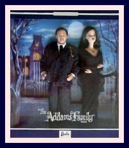 THE ADDAMS FAMILY GIFTSET - 2000 - Barbie Ken ADAMS NEW