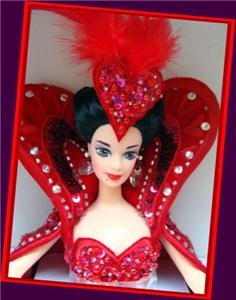 1994 Queen of Hearts Barbie by Bob Mackie Timeless Treasures Sketch NRFB
