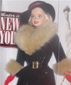 1997 NEW IN BOX City Seasons WINTER IN NEW YORK Barbie Beautiful Fashion