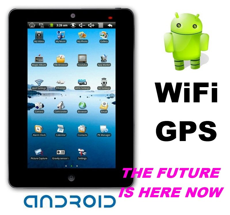 7" ePad Google Android 2.2 WiFi 3G UMPC MID Tablet PC A-pad MP3 MP4 Mp5 Player