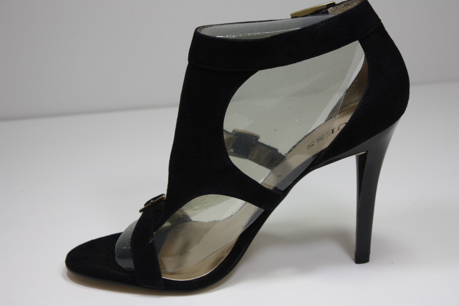 Guess Delicacy Pumps Black Suede Shoes US 8.5 $99