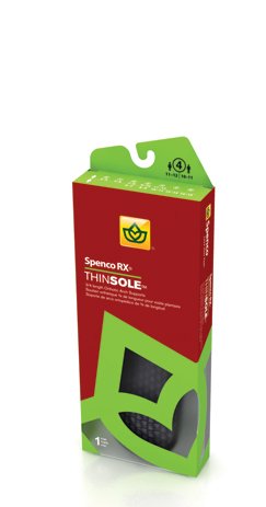 Spenco RX ThinSole Orthotics Foot Insoles Arch Support