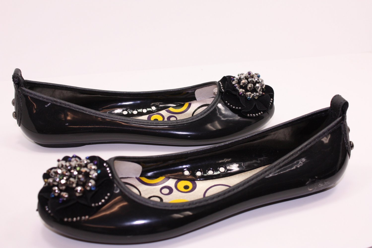 New Style Flats Ballerina Flower Round Toe Classic Rain