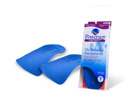 Powerstep Slim Tech 3/4 Length Foot Insoles Arch Suppo