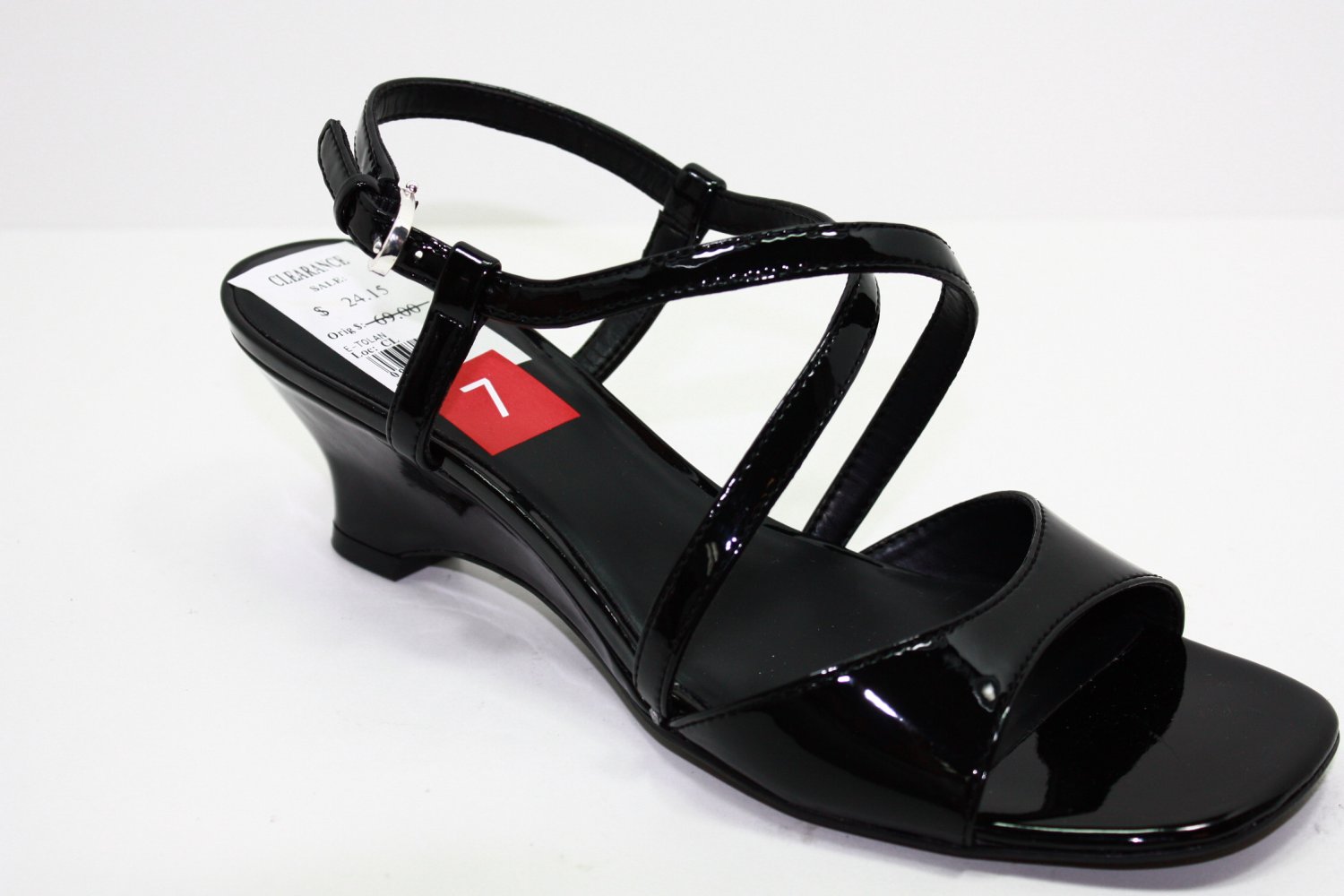 ETIENNE AIGNER TOLAN Sandals BLACK Shoes US 6.5 $69