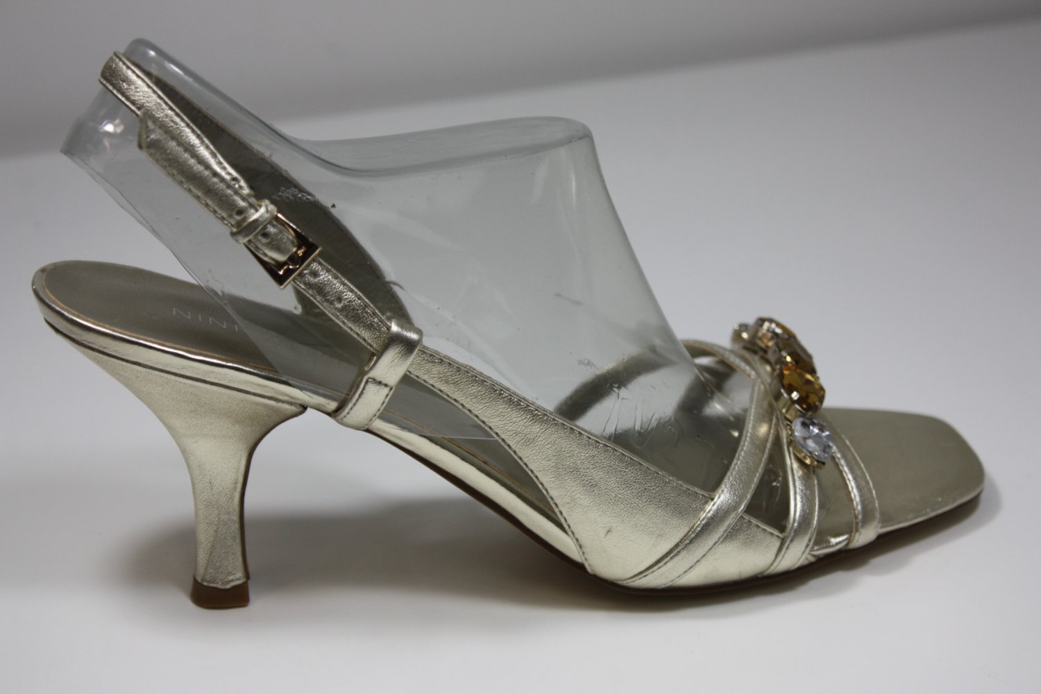 Nine West Kristian Pumps Gold Shoes US 8 $79