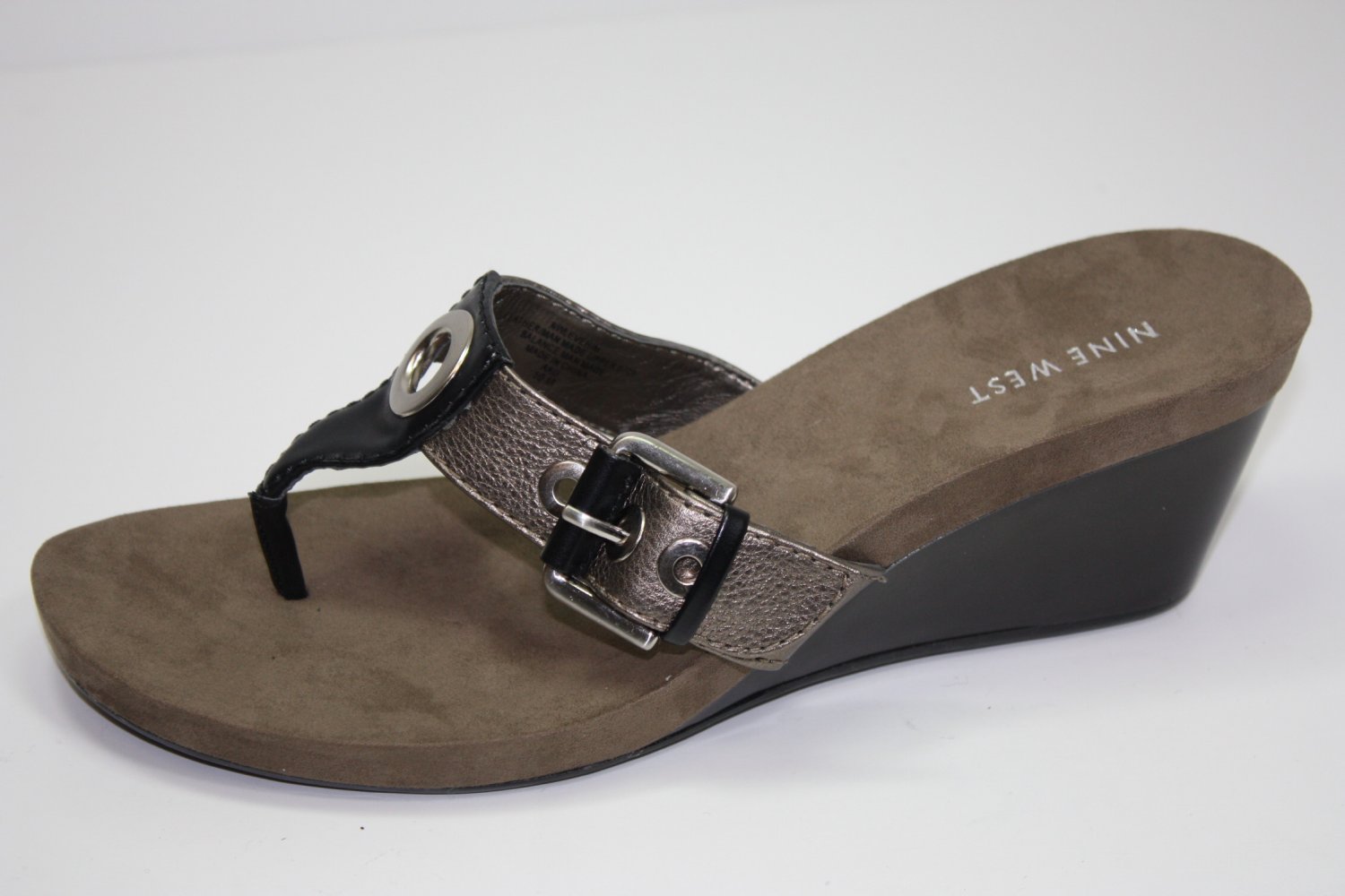 Nine West Levehim Sandals Bronze Shoes US 8 $69
