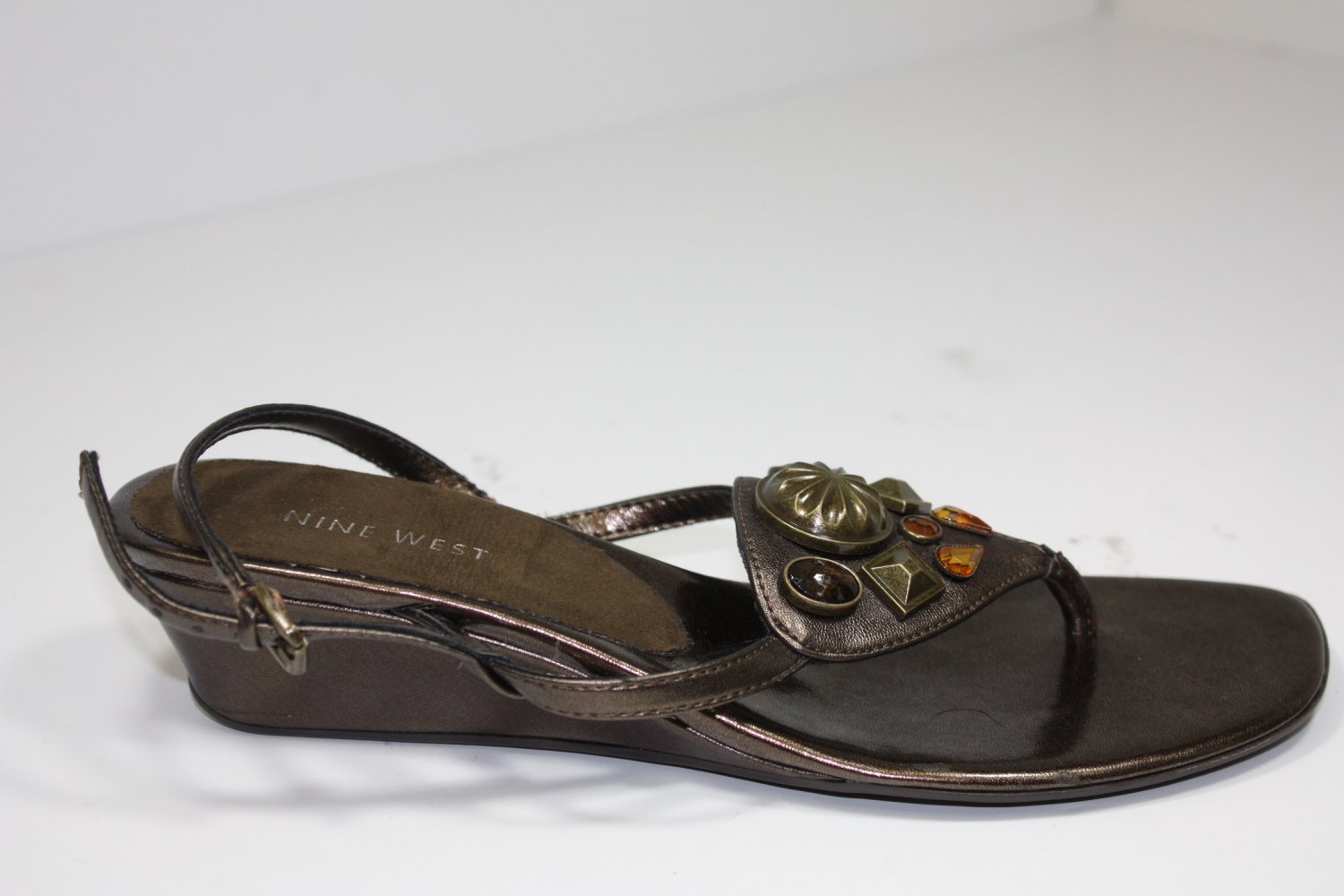 Nine West Lasoya Sandals Rustcopper Shoes US 7 $69