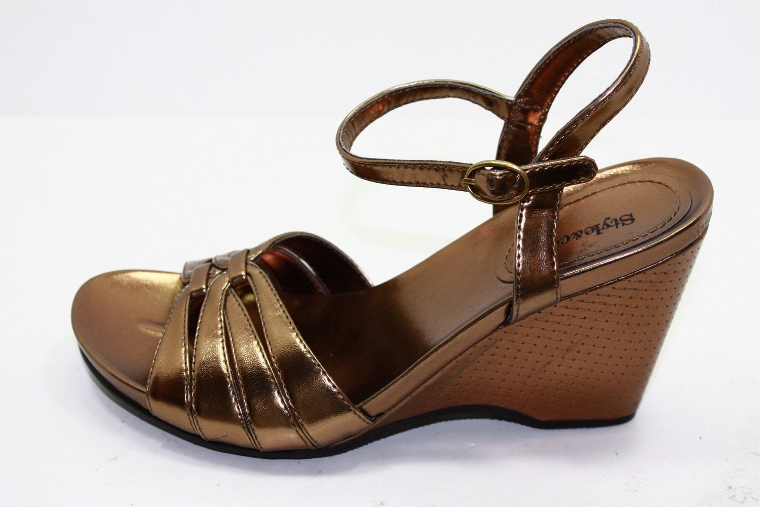 Style & Co Polly Sandals Gold Shoes US 9.5 $49