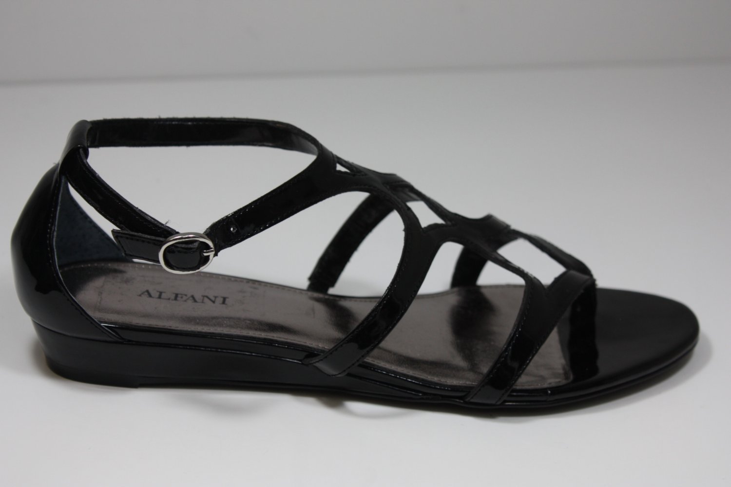 Alfani Logan Glad Flat Sandals Black Shoes US 7.5 $69