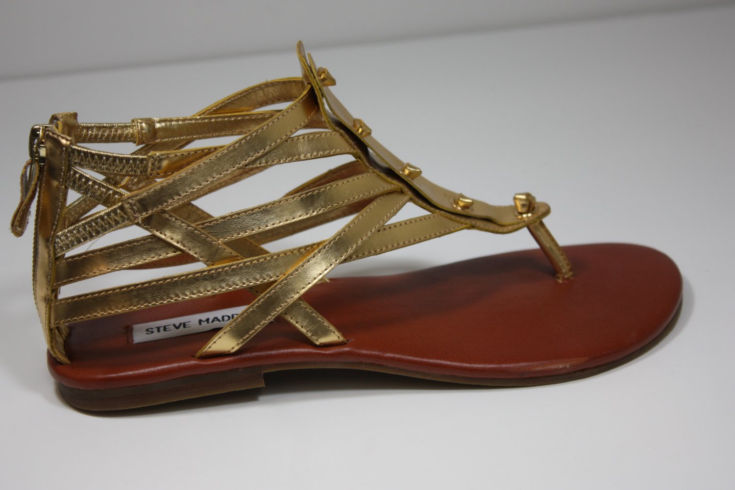 Steve Madden Barbyy Sandals Gold Shoes US 7.5 $79