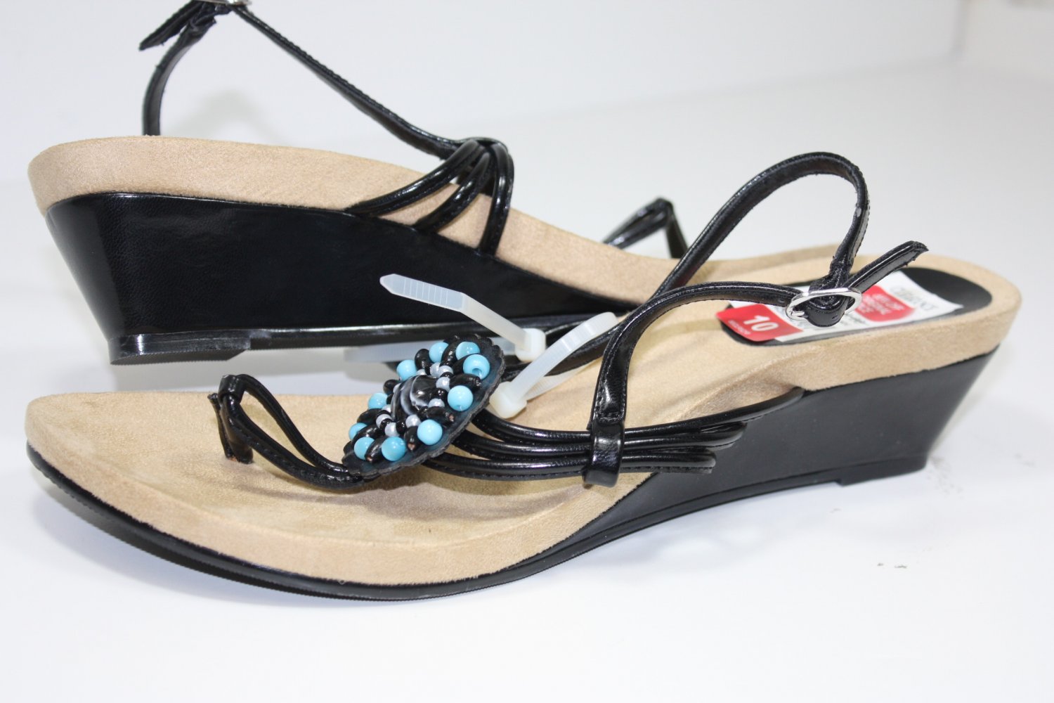 STYLE&CO SASHAY Sandals Black Shoes US 10 $59