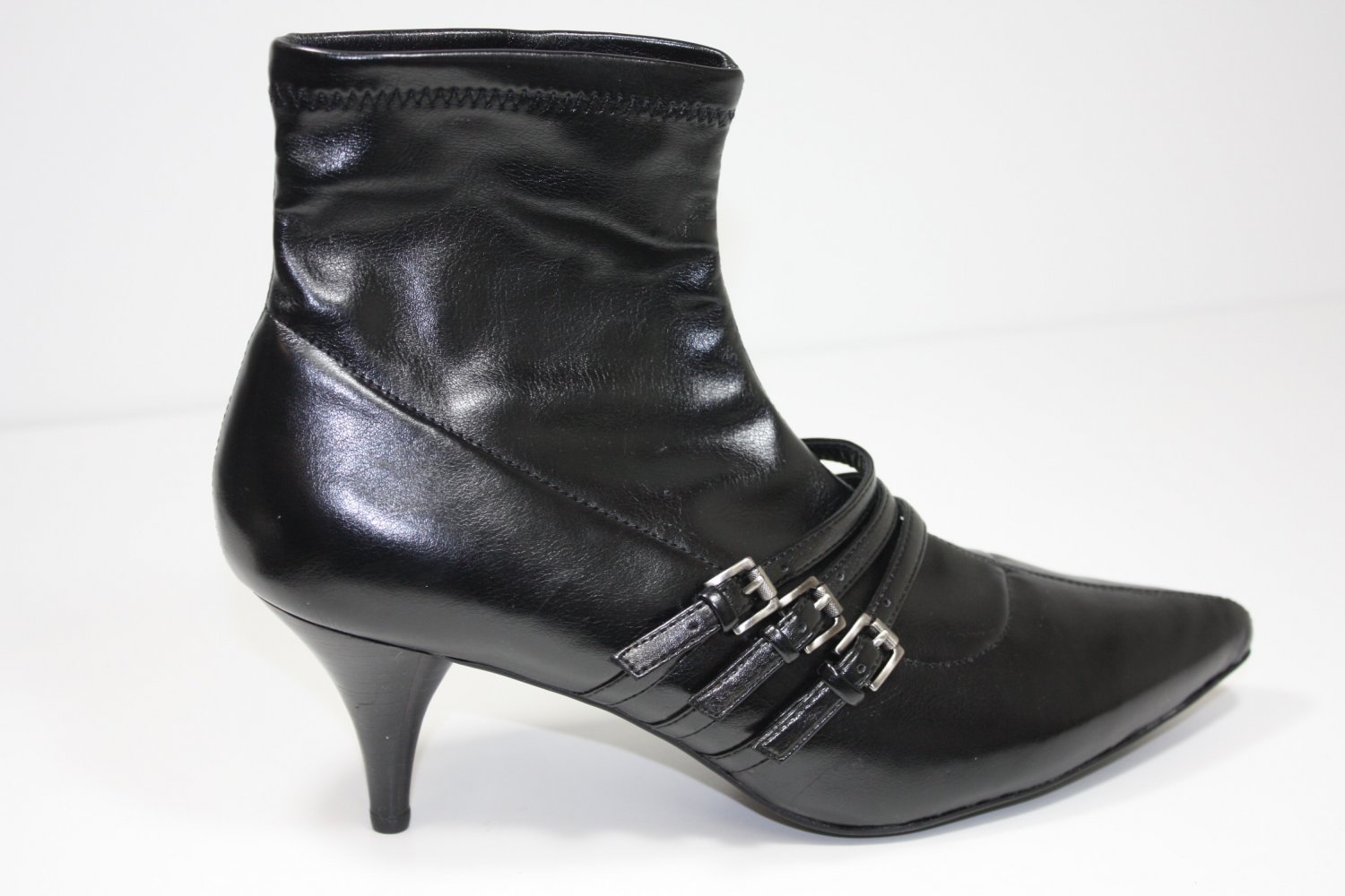 BCBG Sandy Bootie Ankle Boots Black Shoes US 9.5 $119