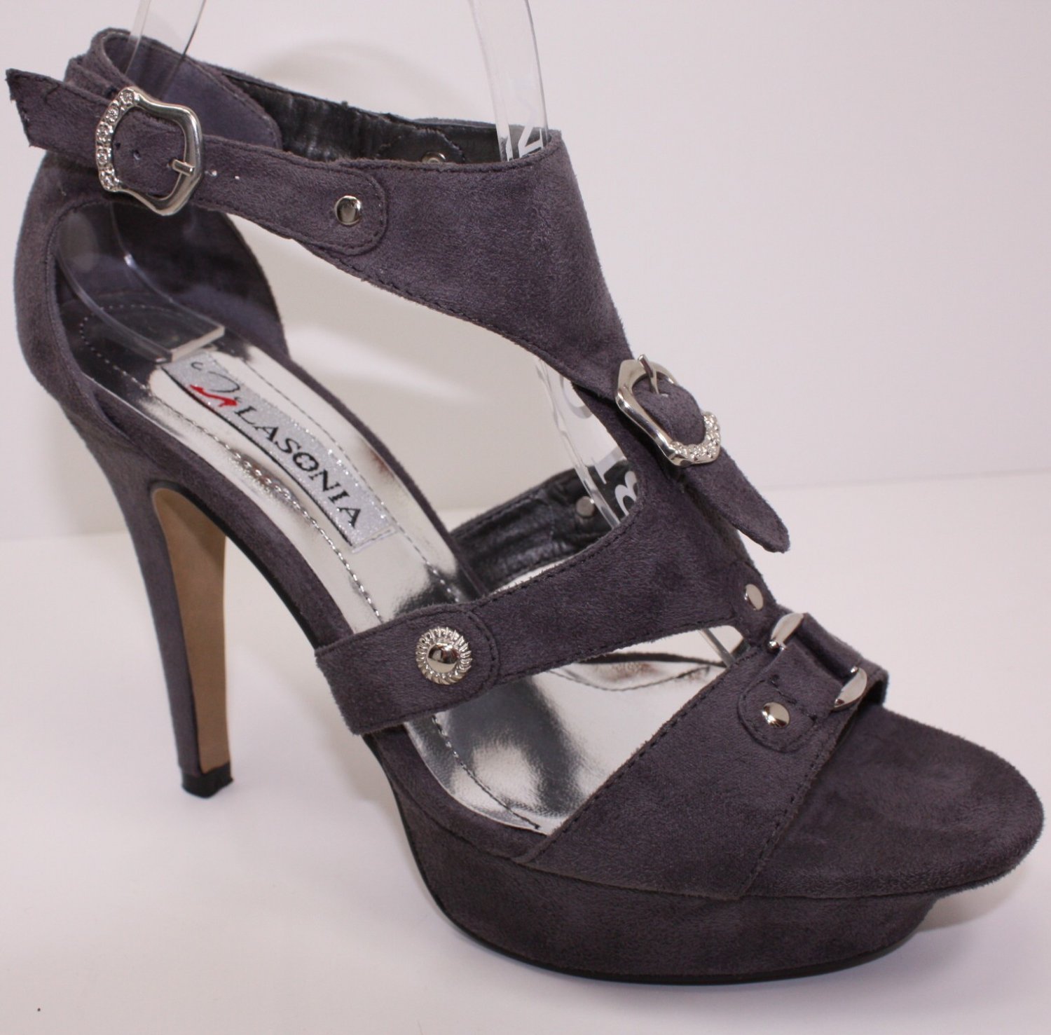 Pumps Platforms High Heel Sandals Open Toe Suede 6~10