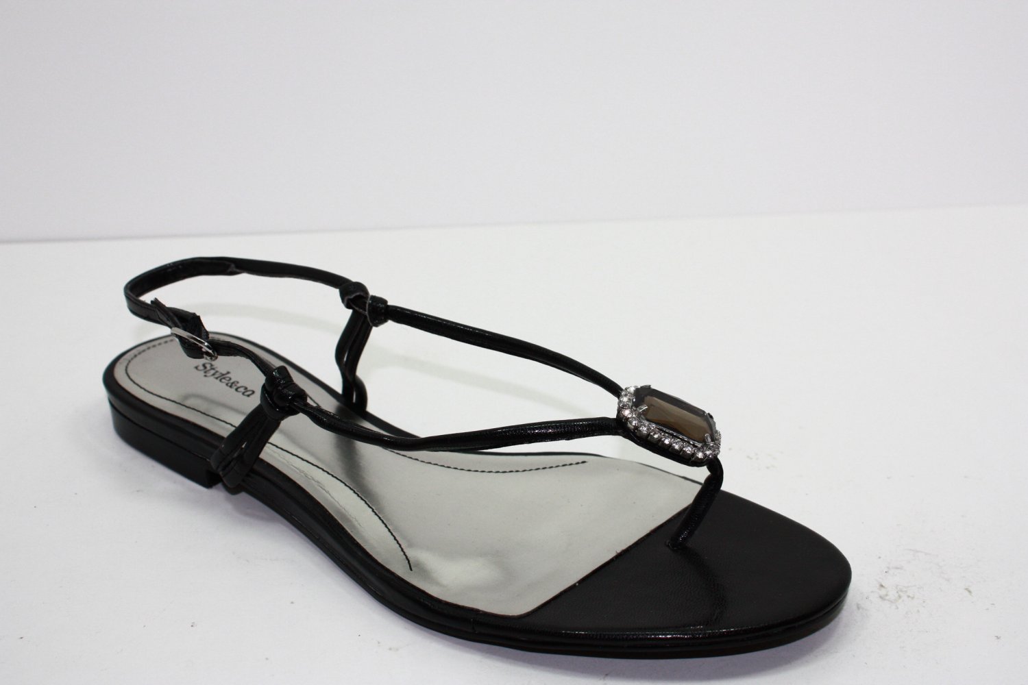 Style & Co JUBILEE Sandals BLACK Womens Shoes 6.5