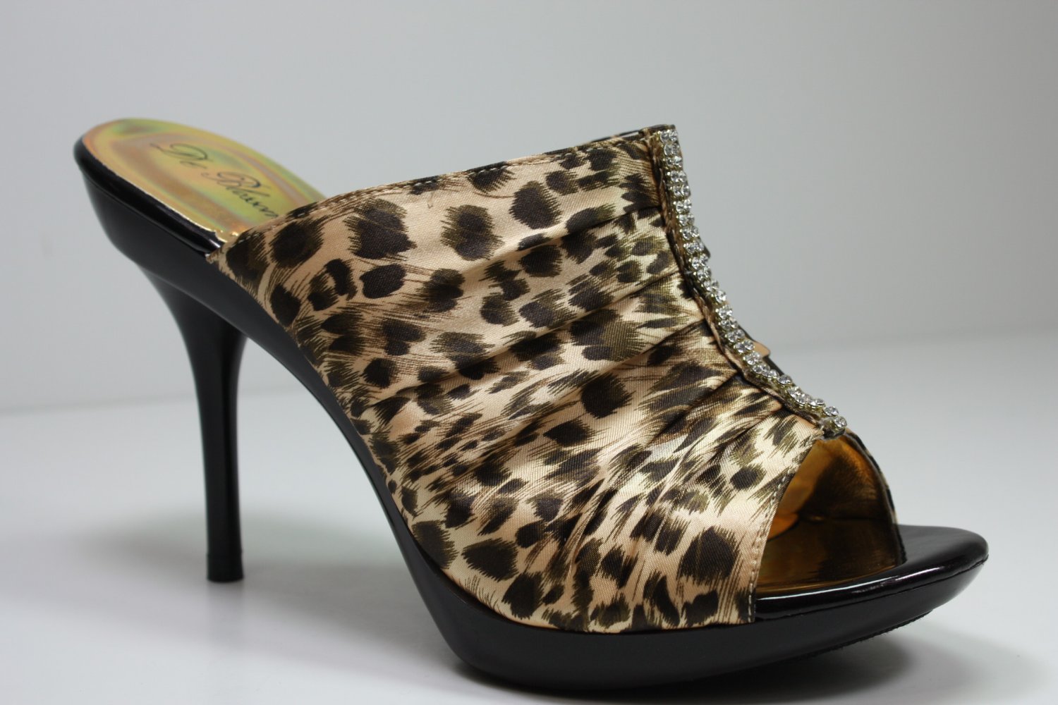Sexy Slides Sandals High Heels Leopard Shoes All Sizes