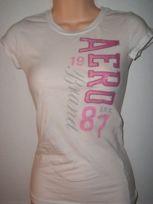 Aero 87 short sleeve white and pink