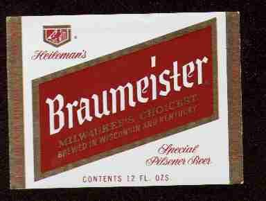 BRAUMEISTER Special Pilsener Beer Label / 12oz