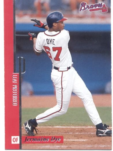 Jermain Dye Leaf Preferred #123 1995