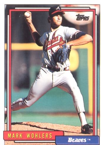 Mark Wohlers Topps #703 Braves