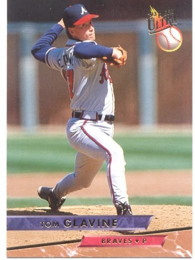 Tom Glavine Fleer Ultra #6 Braves