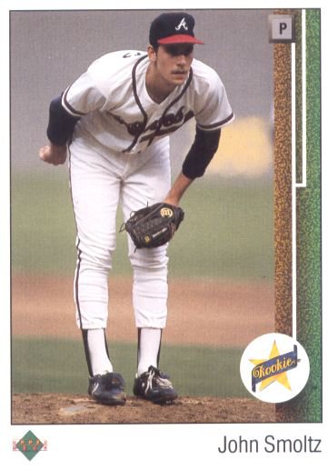 John Smoltz Rookie Upper Deck # 17 Braves