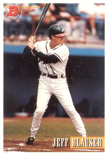 Jeff Blauser Bowman # 142 Braves