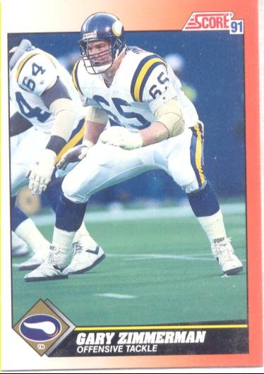 Gary Zimmerman Score 91 #435
