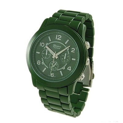 AWESOME:Green Ceramic-Style Fashion Watch 9201