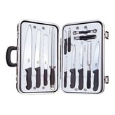 Victorinox Cutlery 14-Piece Gourmet Cutlery Set, Fibrox Handles with Attache Case